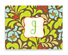 Note Cards - Initial J